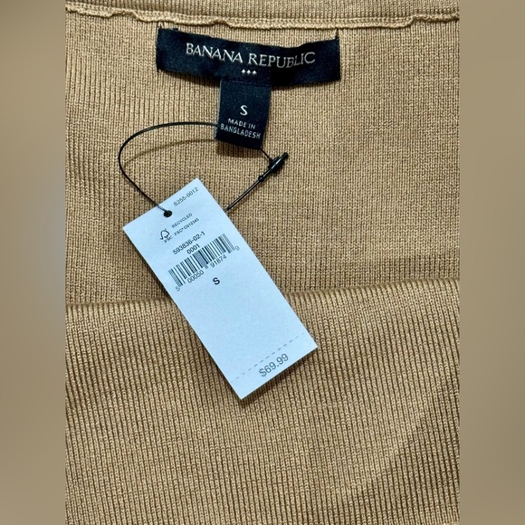 NWT-Banana Republic Knit Skirt Set-Camel-Size Medium - Picture 9 of 9